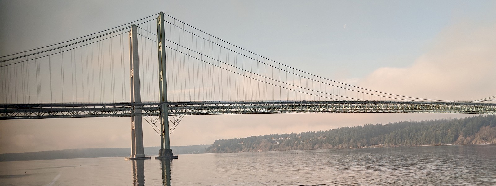 Tacoma Narrows Bridge, photo by C. Hamilton